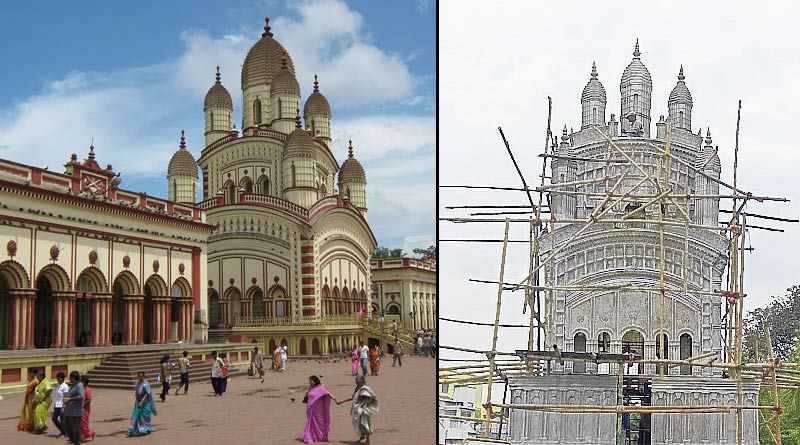Muslim artist is making South Kolkata's 'Dakshineshwar Temple' | Sangbad Pratidin