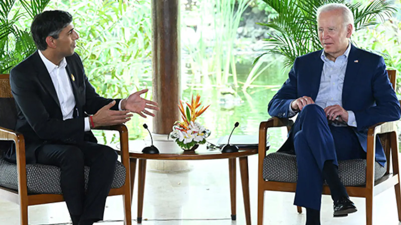 Joe Biden met Rishi Sunak during his Ireland visit | Sangbad Pratidin