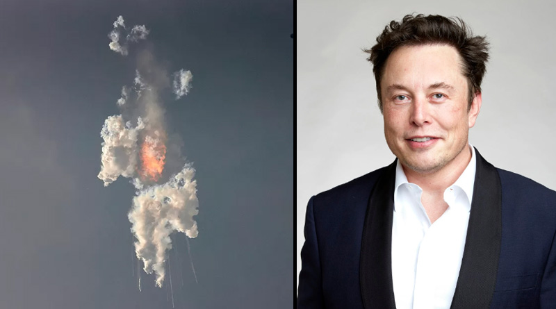 Elon Musk's company SpaceX first starship collapsed, video viral | Sangbad Pratidin