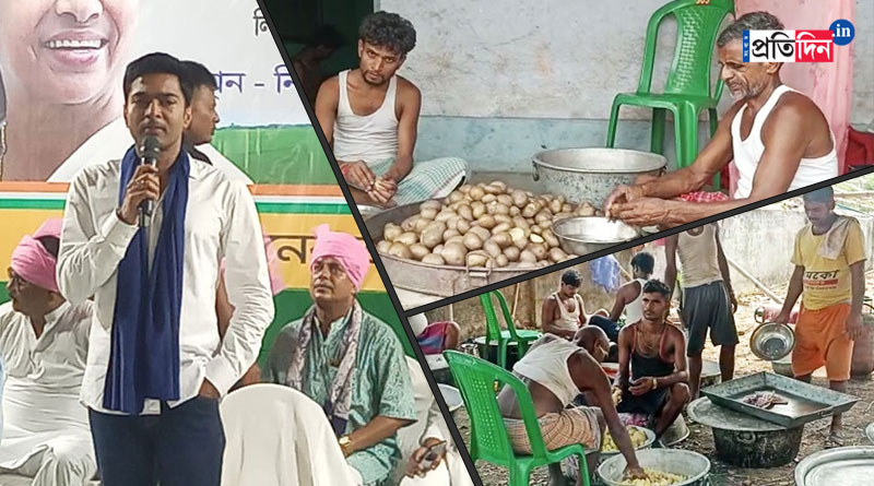 Abhishek Banerjee eats Litti Chokha at Jamuria Sangbad Pratidin Photo Gallery: News Photos, Viral Pictures, Trending Photos - Sangbad Pratidin