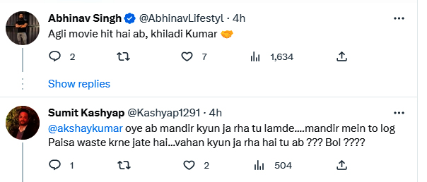 Akshay-Kumar-Kedarnath reax