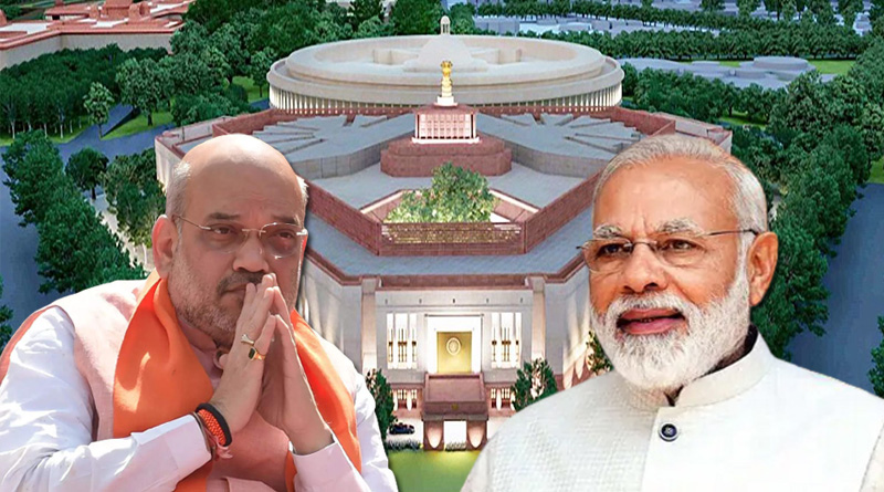 Wednesday Amit Shah said PM Modi will dedicate the new Parliament building to the country on May 28 | Sangbad Pratidin