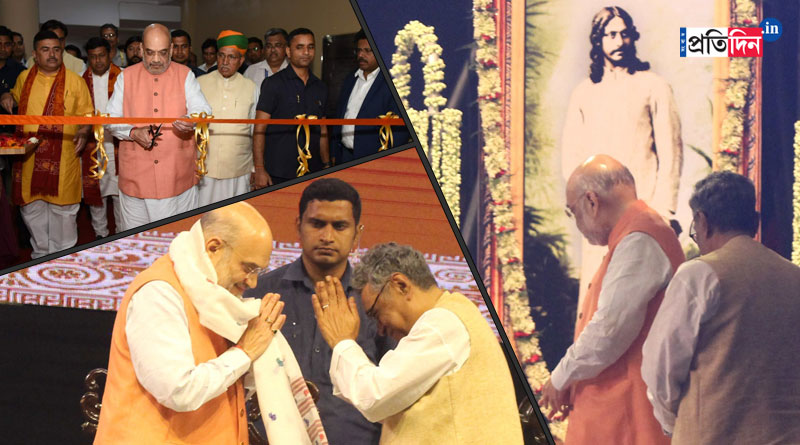 রবীন্দ্রনাথের পথেই মাতৃভাষায় শিক্ষায় জোর দিচ্ছে মোদি সরকার, ‘খোলা হাওয়া’র অনুষ্ঠানে বললেন শাহ