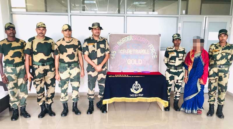Women gold smuggler arrested from petrapole | Sangbad Pratidin