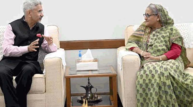 S Jaishankar met Bangladesh PM Sheikh Hasina during his 2 days visit to Dhaka on Thursday evening | Sangbad Pratidin