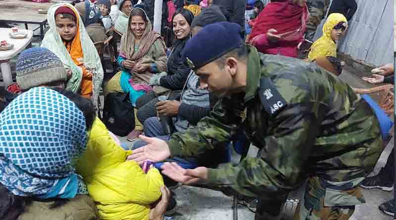 Indian Army rescued 500 tourists from Sikkim land slide | Sangbad Pratidin