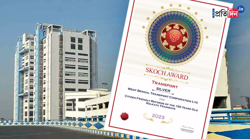Transport Department of West Bengal again receives SKOCH Award (Sliver) this year | Sangbad Pratidin