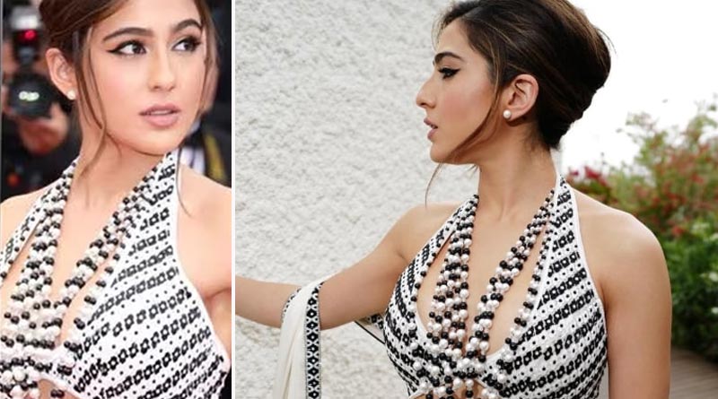 Cannes 2023: Sara Ali Khan donned monochrome fashion, compares herself as Zebra | Sangbad Pratidin