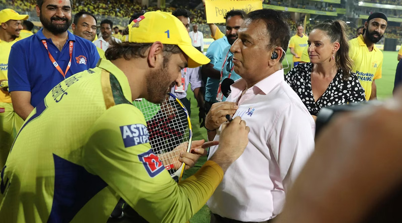 বিদায় আসন্ন? চিপকে ম্যাচ শেষে গোটা মাঠ ঘুরলেন মাহি, অটোগ্রাফ গাভাসকর-রিঙ্কুদের