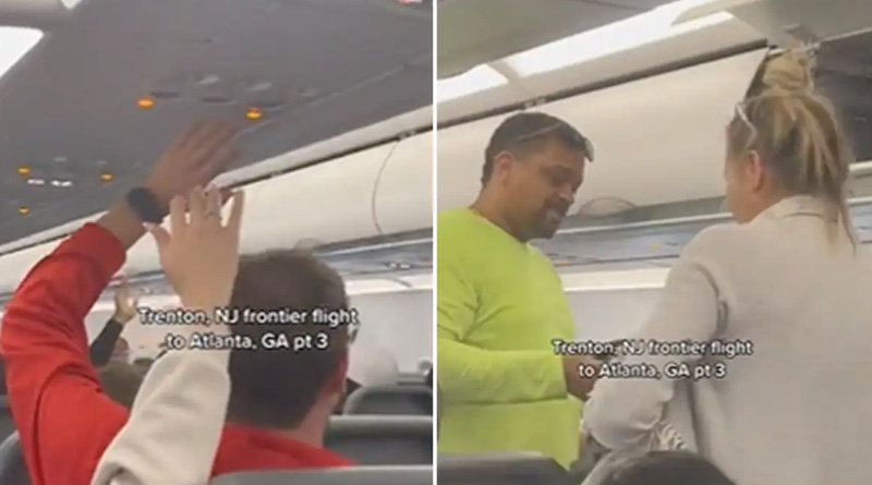 Woman had to leave flight after voting inside aero plane in USA | Sangbad Pratidin
