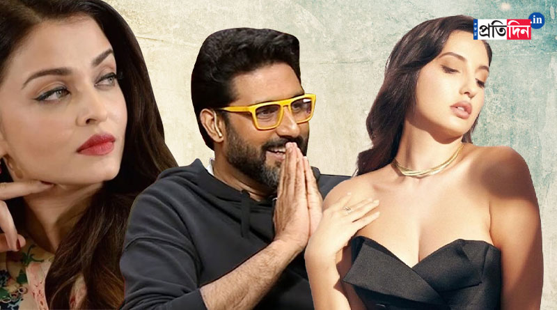 Abhishek Bachchan, Nora Fatehi Groove To Aishwarya Rai's Kajra Re At Club | Sangbad Pratidin