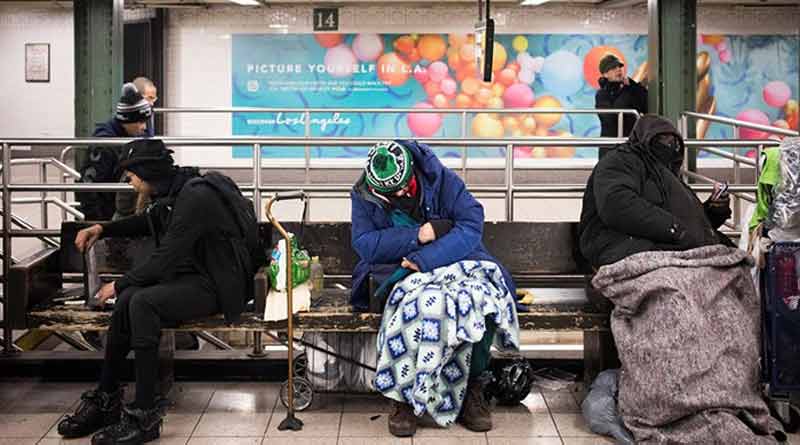 100,000 people homeless in New York। Sangbad Pratidin