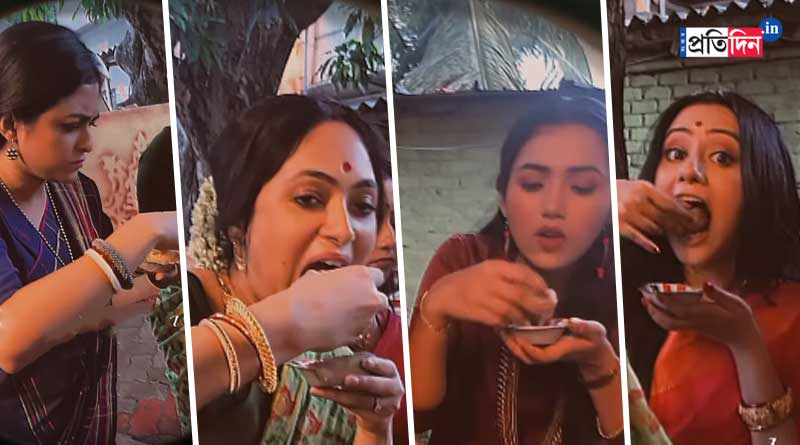 Manali Dey, Basabdatta Chatterjee and girl gang of Kar Kachhe Koi Moner Katha on Phoochka craving | Sangbad Pratidin