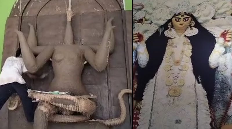 Chandan Nagar artists started to make Jagaddhatri idol from June | Sangbad Pratidin