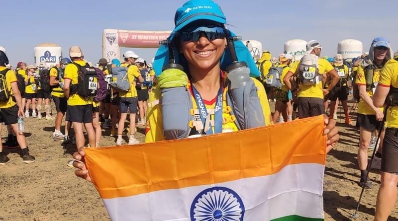Bengali Girl makes history, runs marathon in Sahara Desert