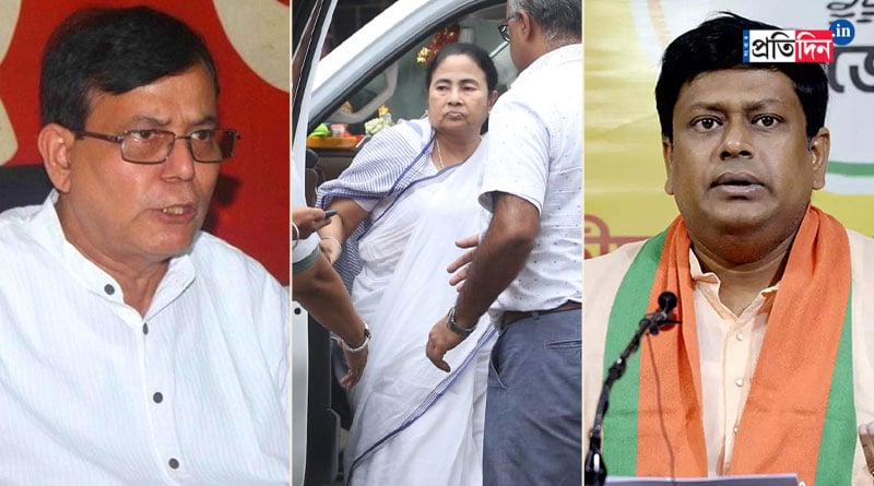 BJP CPM slams Mamata Banerjee over her injury issue | Sangbad Pratidin