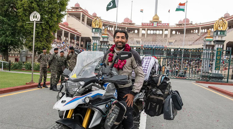 This Pakistani Vlogger's Bike Tour Of India Is Winning Hearts Across Borders | Sangbad Pratidin