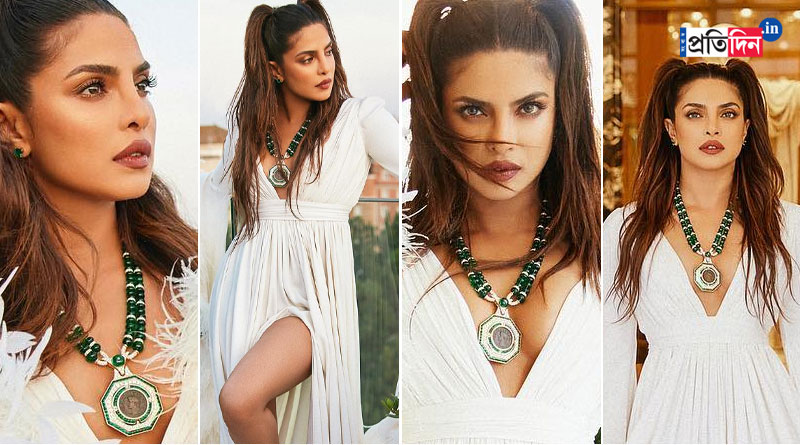 Priyanka Chopra Jonas looks mesmerizing in a white in gown in Rome| Sangbad Pratidin Photo Gallery: News Photos, Viral Pictures, Trending Photos - Sangbad Pratidin