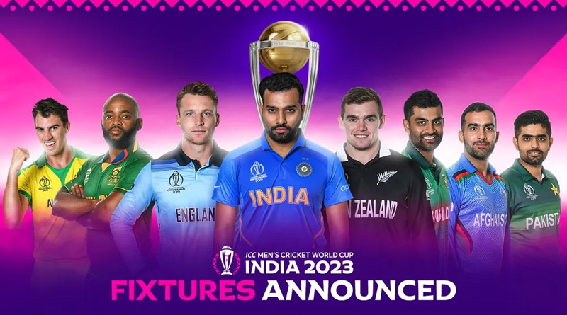 ICC World Cup 2023: ICC announces schedule for 2023 cricket World Cup, India will start campaign from 8 October | Sangbad Pratidin
