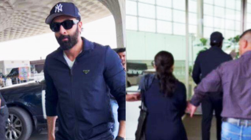 Woman tries to enter airport to get a selfie with Ranbir Kapoor, stopped by security | Sangbad Pratidin