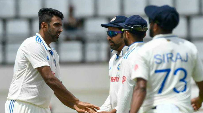 Ravi Ashwin creates new record as India dominates first test against West Indies | Sangbad Pratidin