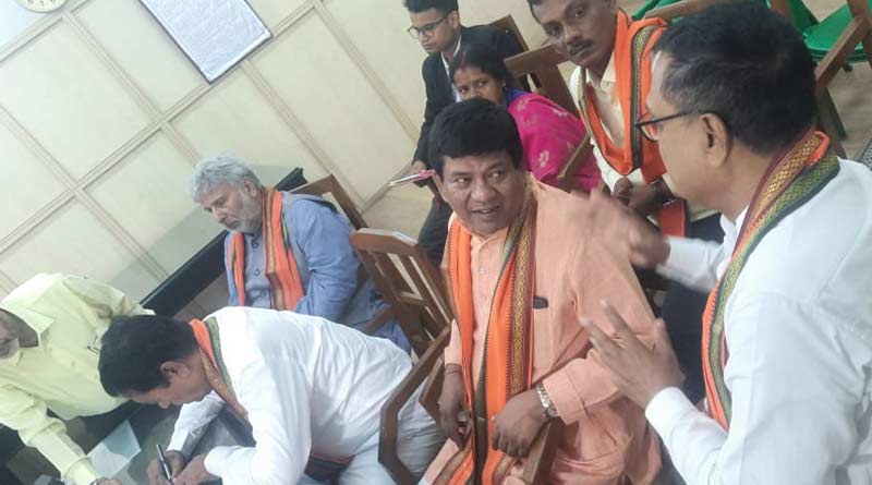 Ananta Maharaj skips question on partition of West Bengal, files nomination for Rajya Sabha Election | Sangbad Pratidin