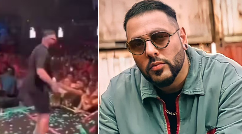Badshah reacts to viral video claiming he fell off stage | Sangbad Pratidin