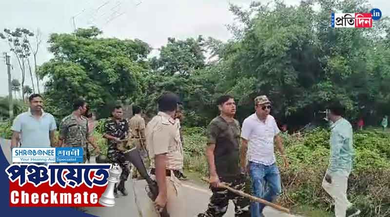 WB Panchayat Election 2023: ISF প্রার্থীর লেখা দেওয়ালে ‘বোমা’ তৃণমূলের, ভোটের সপ্তাহখানেক আগে ফের উত্তপ্ত ভাঙড়