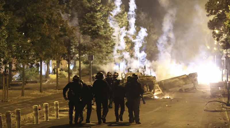 Rioters tried to burn the Alcazar library in Marseille। Sangbad Pratidin