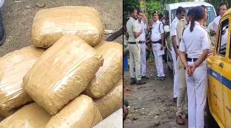 ট্যাক্সিতে হাওড়া থেকে শিয়ালদহ হয়ে ব্যাণ্ডেলে গাঁজা পাচারের চেষ্টা, গ্রেপ্তার মহিলা-সহ ৩