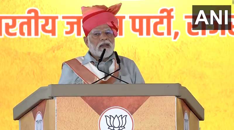 PM Modi slams INDIA alliance again from Rajasthan, compares it to SIMI | Sangbad Pratidin