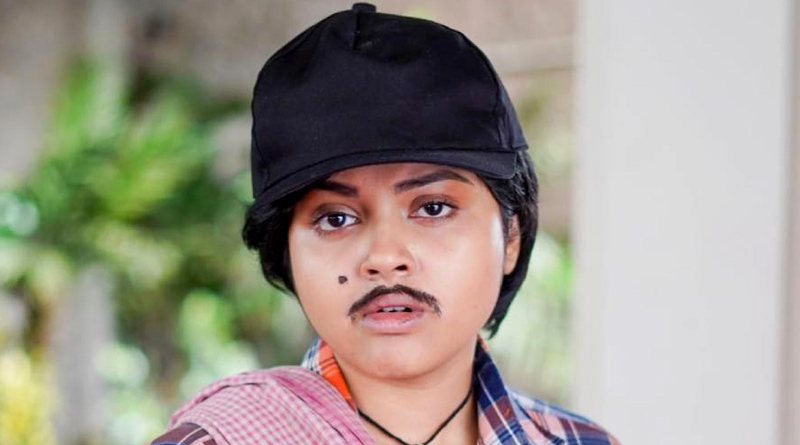 Actress Nabanita Das in male disguise for TV show ‘Biyer Phool' | Sangbad Pratidin