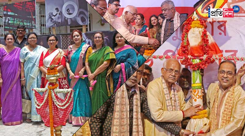 সমাজ সেবী সংঘের খুঁটিপুজোয় চাঁদের হাট, এবছর কী চমক দেবে এই পুজো?