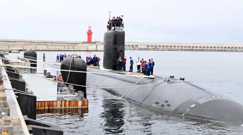 N Korea fires missiles after US submarine arrives in S Korea | Sangbad Pratidin