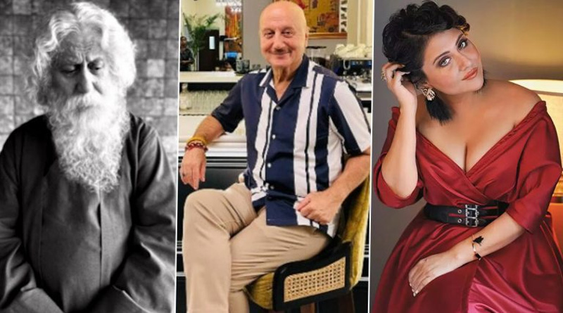 ‘উনি কি রবিঠাকুরের মুখপাত্র?’ স্বস্তিকাকে খোঁচা অনুপম খেরের