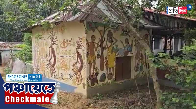 WB Panchayat Poll: শিল্প-সংস্কৃতি নষ্ট করে দেওয়াল লিখন নয়, নিষেধাজ্ঞা শান্তিনিকেতনের আদিবাসী গ্রামগুলির
