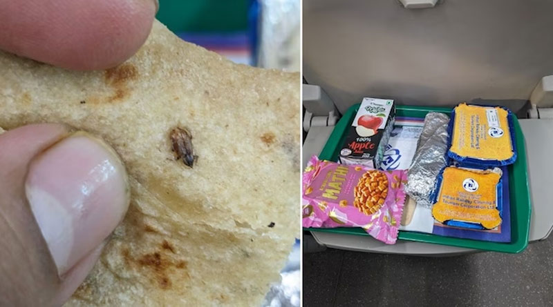 Passenger finds cockroach in food on Vande Bharat Express | Sangbad Pratidin
