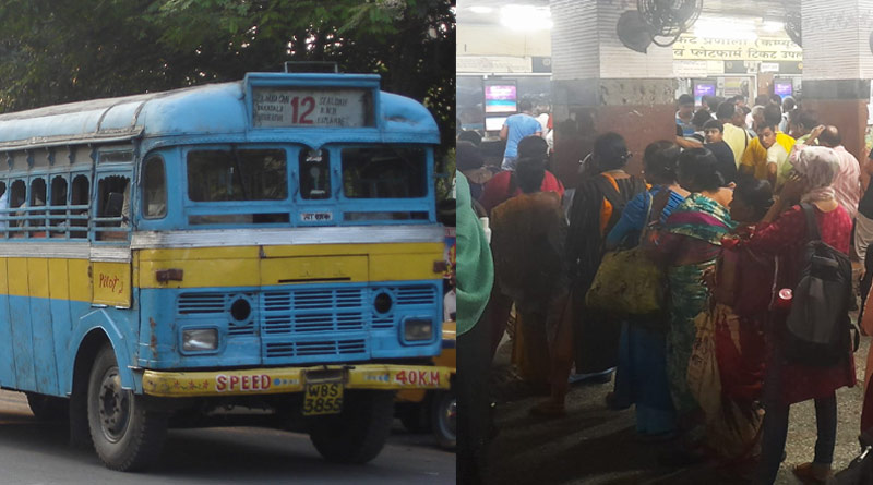 Panchayat Polls 2023: Buses go off road, long queue at train ticket counters | Sangbad Pratidin