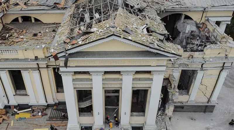Russian strike damaged Orthodox cathedral in Ukraine। Sangbad Pratidin