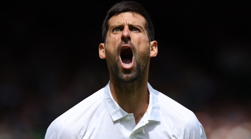 Novak Djokovic Gets Fine For Shattering Racquet In Wimbledon | Sangbad Pratidin