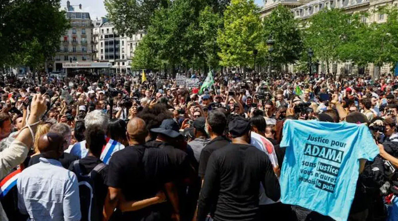 Protestors in France gathered in huge number, seek justice for killed black man | Sangbad Pratidin