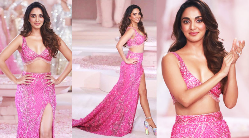 Kiara Advani flaunts desi Barbie look, showstopper for Falguni Shane Peacock | Sangbad Pratidin
