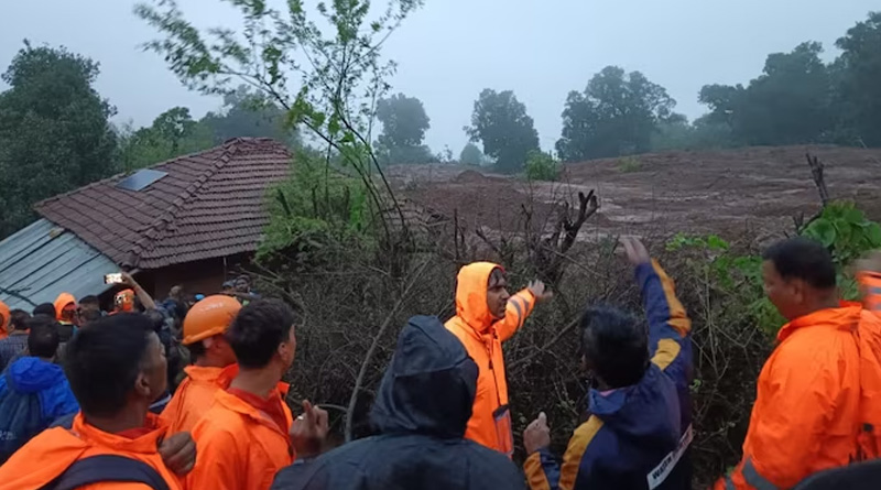 13 killed in landslide in Maharashtra, CM announces gratia | Sangbad Pratidin