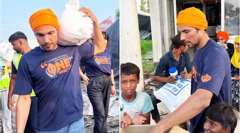 Randeep Hooda distributes relief kits to flood-hit people in Haryana | Sangbad Pratidin