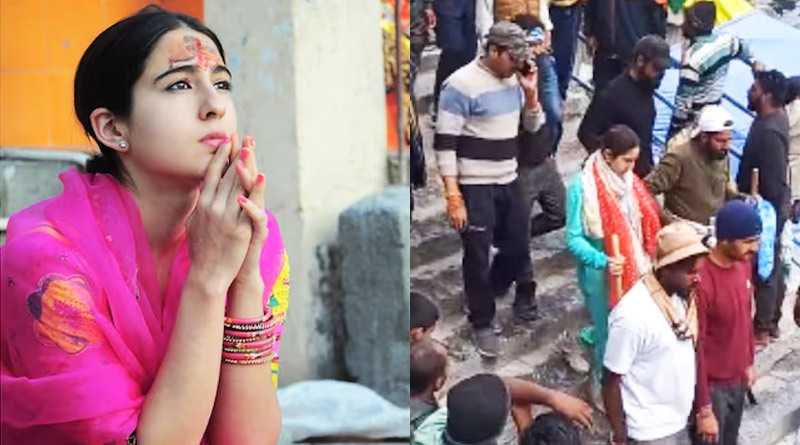 Sara Ali Khan undertakes Amarnath Yatra, Watch VIRAL video | Sangbad Pratidin
