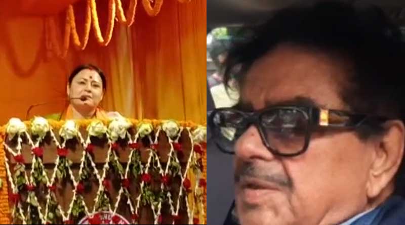 TMC MP Satrughna Sinha refuses to be present in Railways programme, BJP MLA Agnimitra Paul questions on his courtsey | Sangbad Pratidin