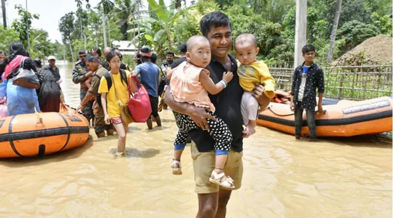 Nearly 2 Lakh People Affected, Death Count Rises To 15 in Assam Floods | Sangbad Pratidin