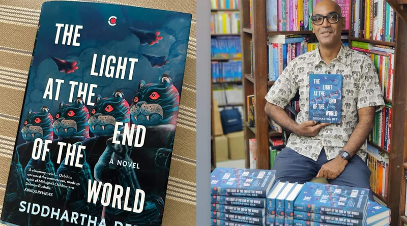 Writer Siddhartha Deb at kolkata for Reading Session of his new book The Light at the End of the World Book | Sangbad Pratidin