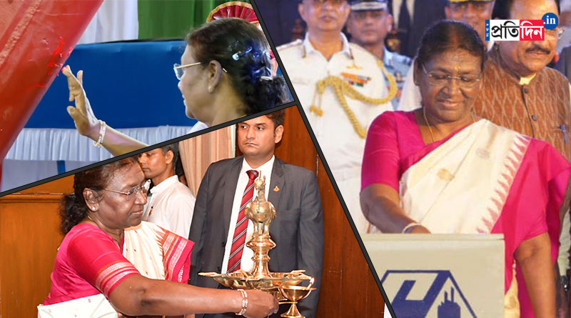 রাষ্ট্রপতির হাত ধরে পথচলা শুরু নৌসেনার রণতরী বিন্ধ্যগিরির, উপস্থিত মুখ্যমন্ত্রীও