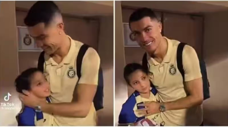 Cristiano Ronaldo hugs blind Al Nassr fan after victory। Sangbad Pratidin